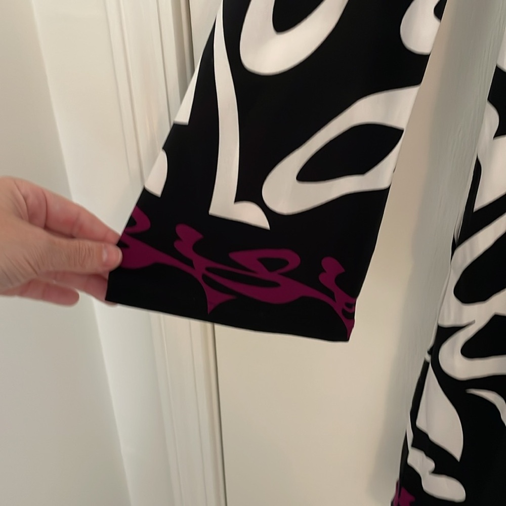 Nicole Miller Patterned Collared Shift Dress NWT … - image 4